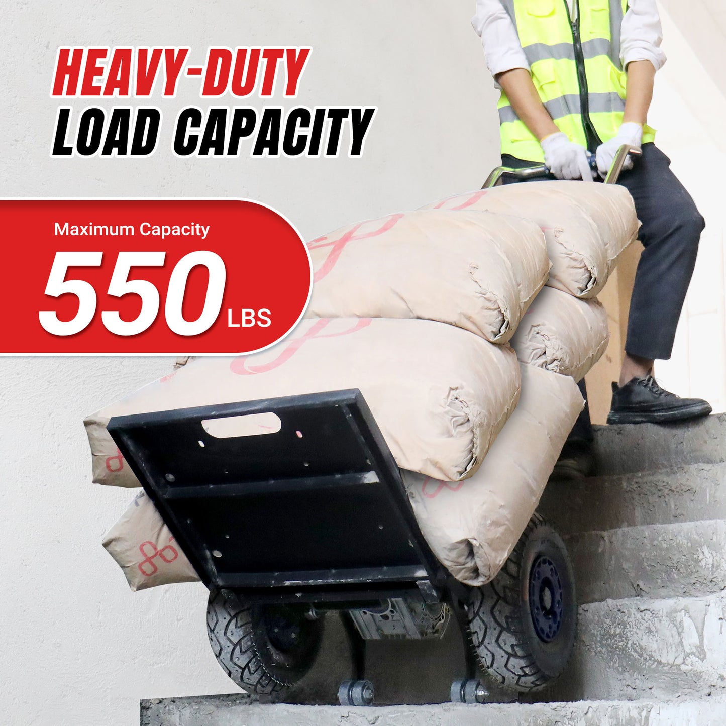 550 lbs Electric Stair Climbing Hand Truck ZW4250